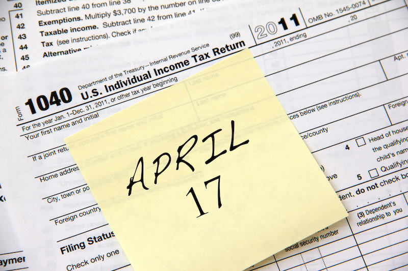 Taxes Due April 17