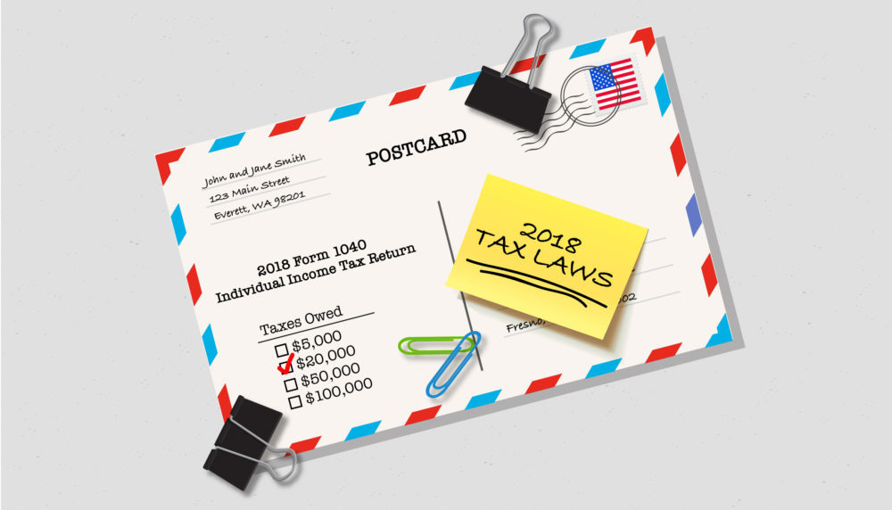 2018 Tax Return Postcard